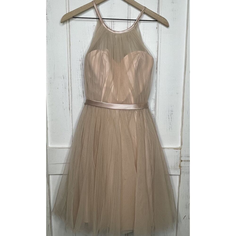 Sorella Vita Blush Pink Tulle Balletcore Fairycore Whimsical Cocktail Dress 6